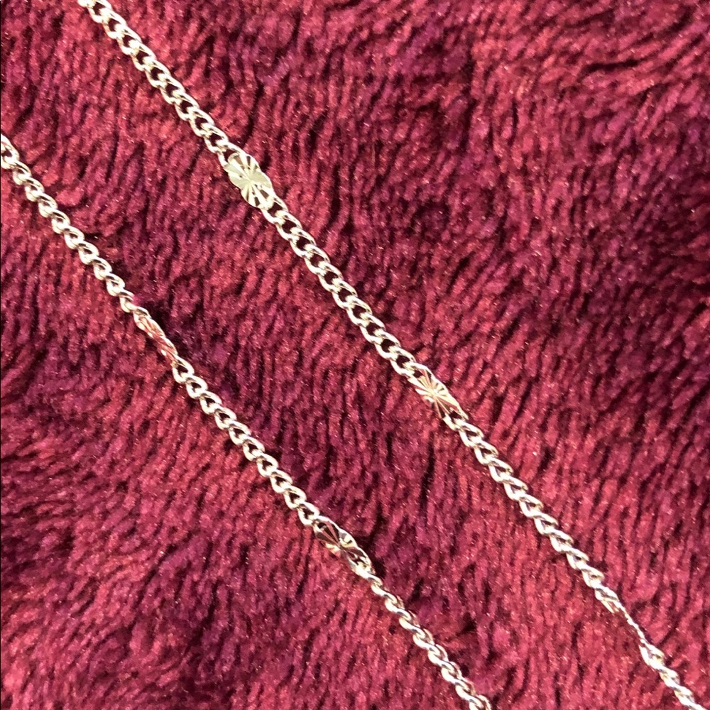 Holliday gifts Stainless Steel Fancy Mini Cuban Chain 18”